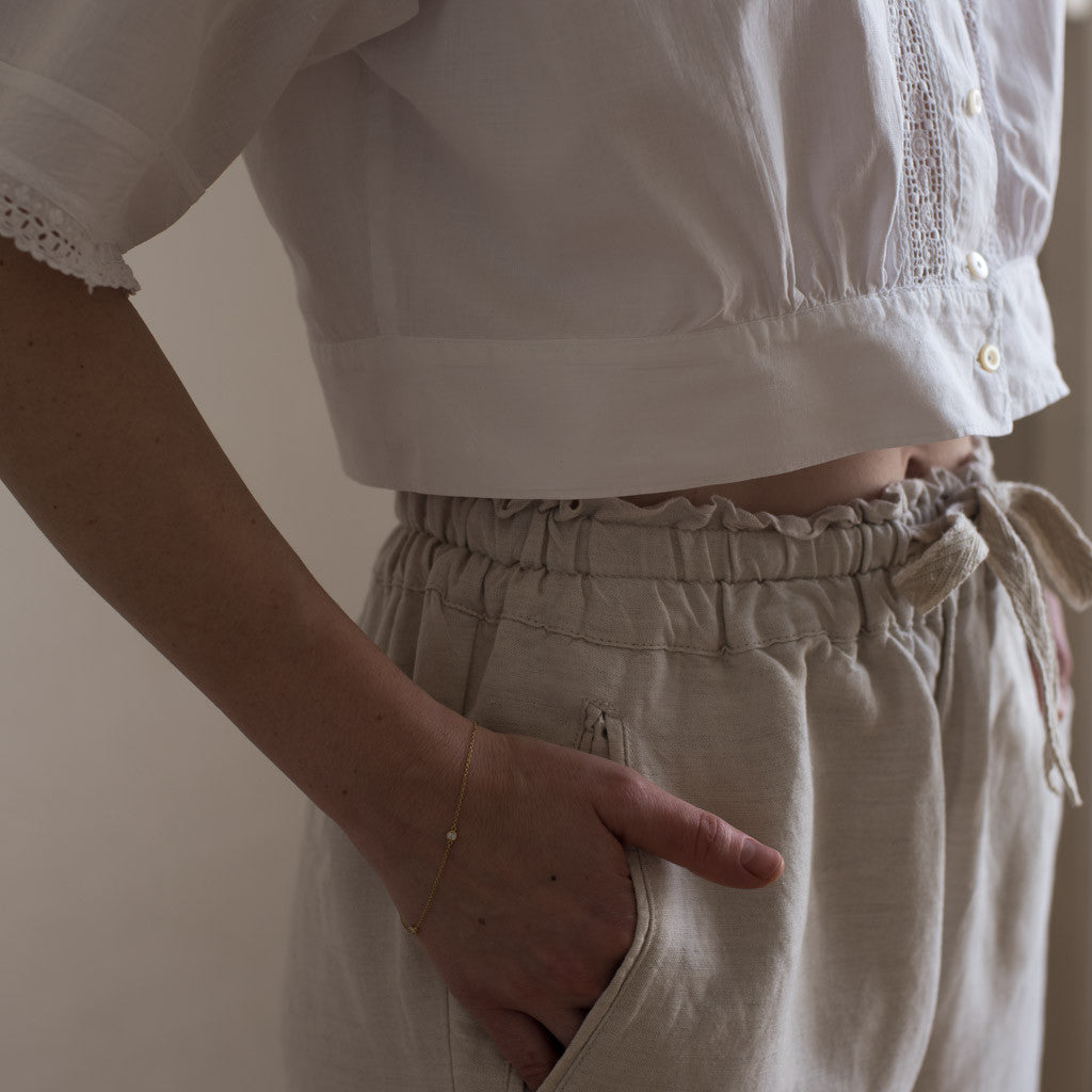 detail, waist, Vintage Top, old cotton, 20th century