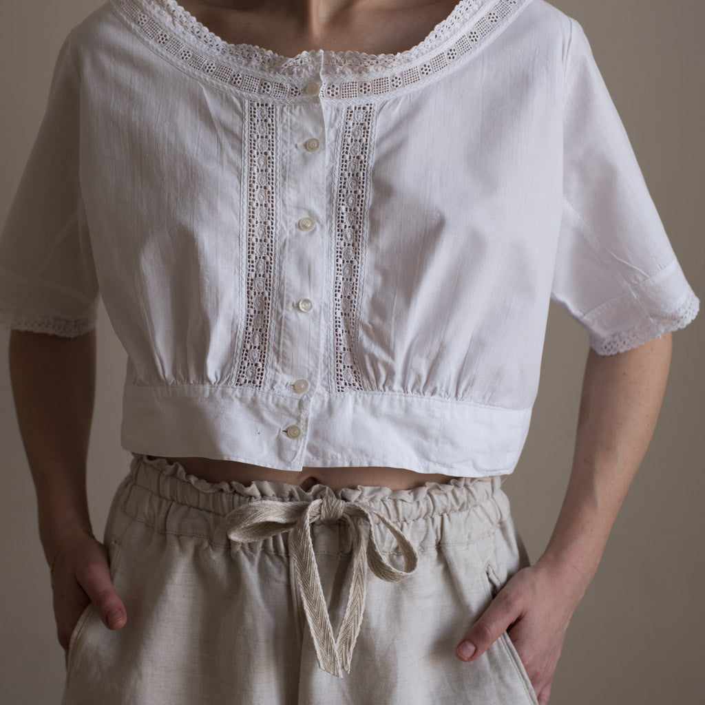Front, Vintage Top, old cotton, 20th century