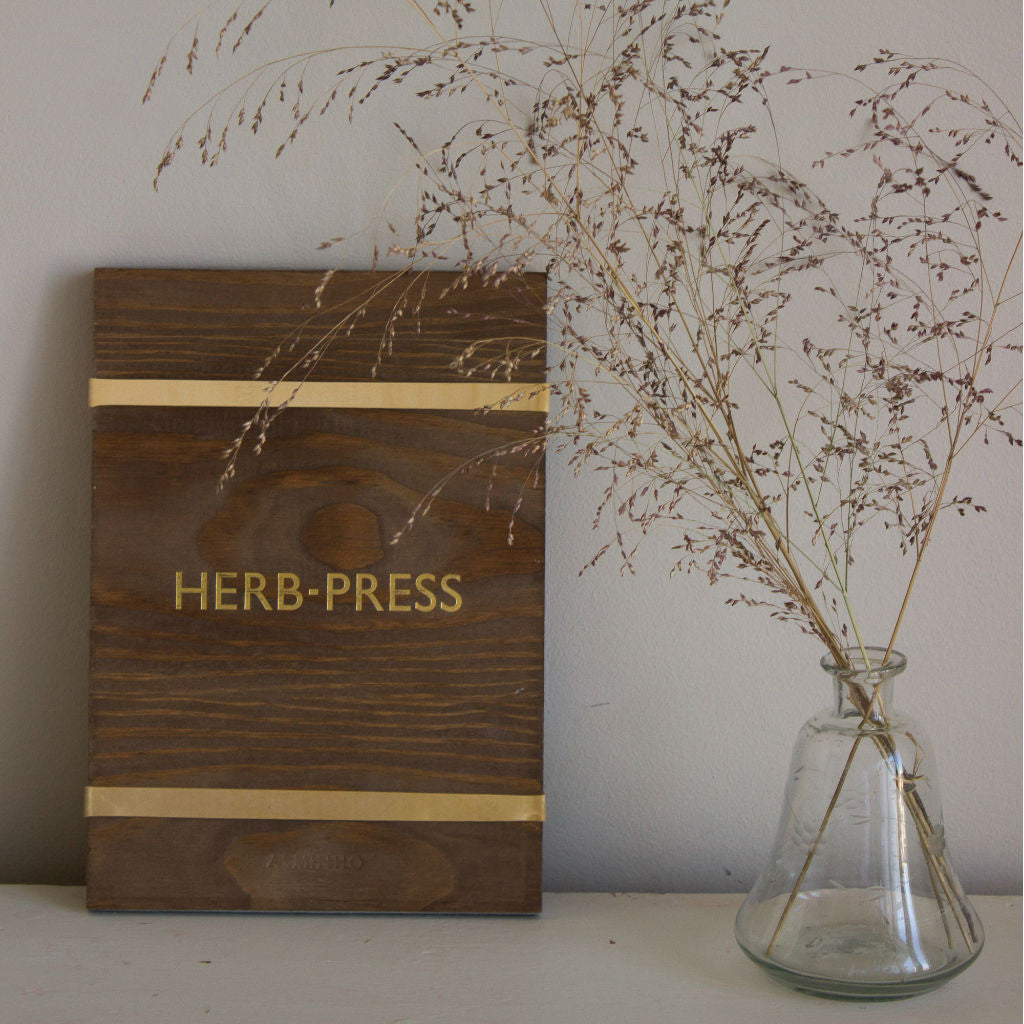 Hand made herb press
